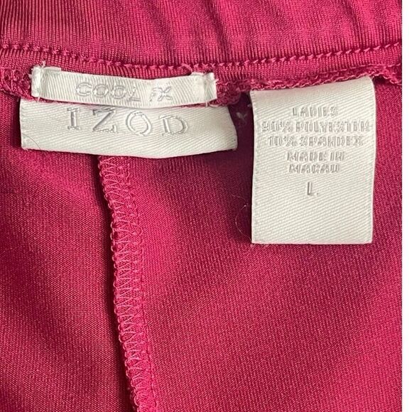 Izod Cool FX Skort Skirt Size Large Pink Pull On Stretch Golf Pickleball Active - Picture 4 of 6